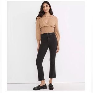 Madewell Cali Demi-Boot Jeans in Bayland Wash: Raw-Hem Edition